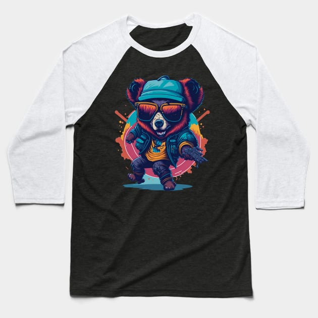 Dancing Panda Baseball T-Shirt by JayDs Shop